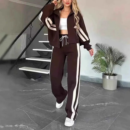 Women Hooded Tracksuit Two Piece Set Sweatshirt Hoodie And Pants Loungewear Outfit 2026