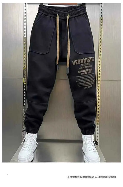 Casual Cargo Pants For Men Korean Fashion Trousers Baggy Sweatpants Gym Jogger Streetwear Hip Hop Y2K Autumn Pants