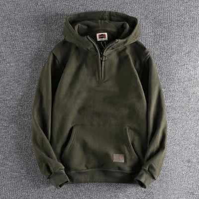Autumn Winter American Retro Heavyweight Hoodie 500g TeenStylo Classic Sweatshirt Retro Style