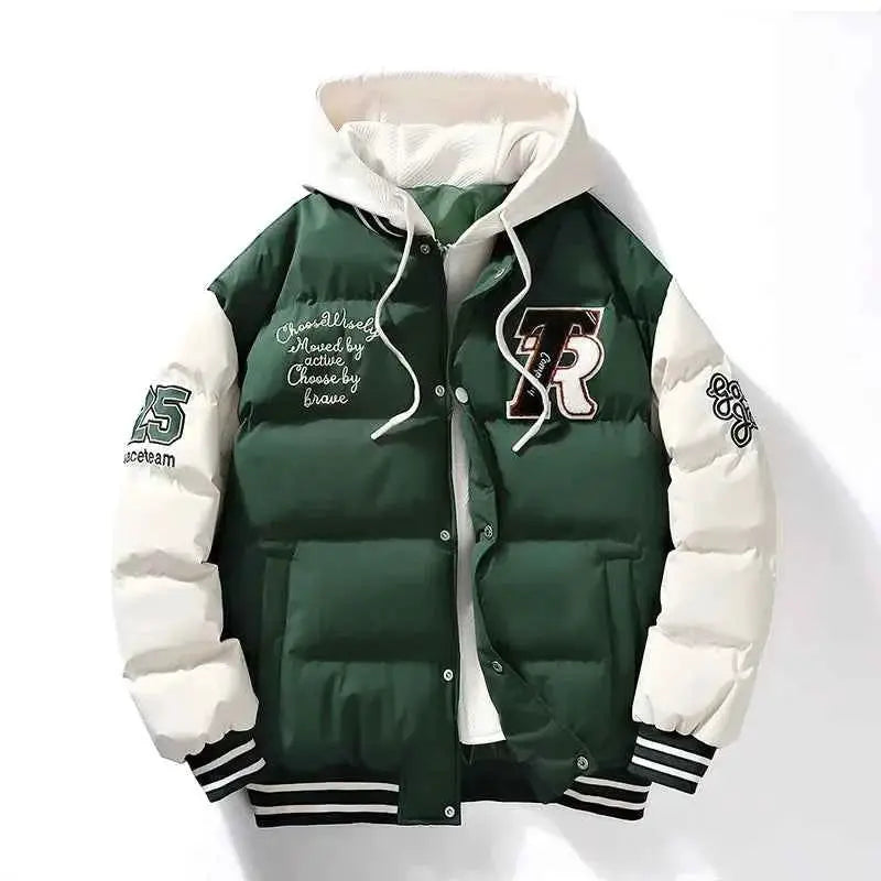 Winter High Quality Cotton Padded Jacket For Men TeenStylo Asian Size Runs One To Two Sizes Smaller Than European
