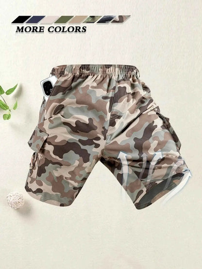 Mens Cargo Shorts With Multi Pocket Casual Sports Bermuda For Summer Outdoor Travel Comfortable Durable