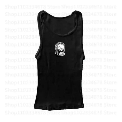 Aesthetic Summer Streetwear Gothic Harajuku Star Graphic T Shirt Vintage Crop Top Women Egirl Y2K Clothes