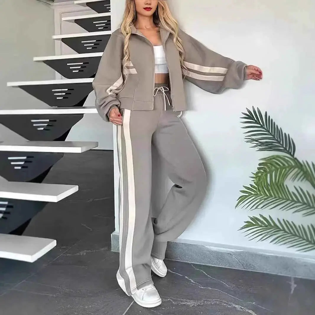 Women Hooded Tracksuit Two Piece Set Sweatshirt Hoodie And Pants Loungewear Outfit 2026