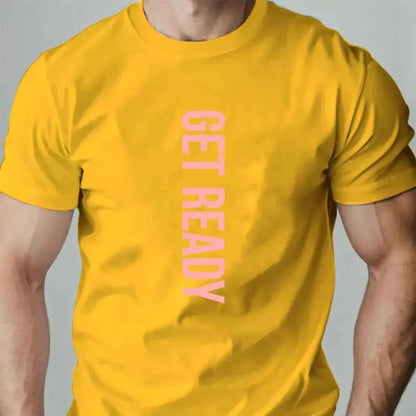 Summer Mens T Shirt Getfeady Pattern Print 100 Percent Cotton Breathable Oversized Round Neck Graphic Tee High Quality