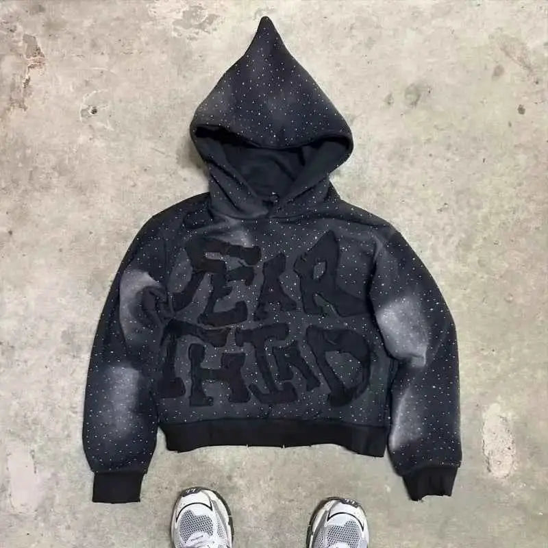 Eyehategarment Street Hoodie Harajuku Leopard Print Unisex Streetwear Sweatshirt TeenStylo