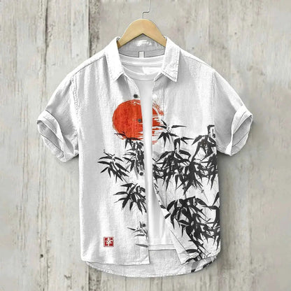 Mens 3D Printed Casual Shirt For Vacation Beachwear Lightweight Breathable Summer Top