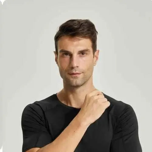 Men Quick Dry Compression Shirt For Workout Athletes Base Layer Undershirt For Running Basketball Training