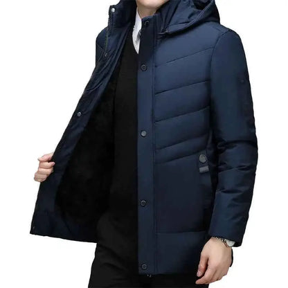 Windproof Gift For Father And Husband Parka By TeenStylo Warm Winter Coat With Wind Resistant Shell And Cozy Lining