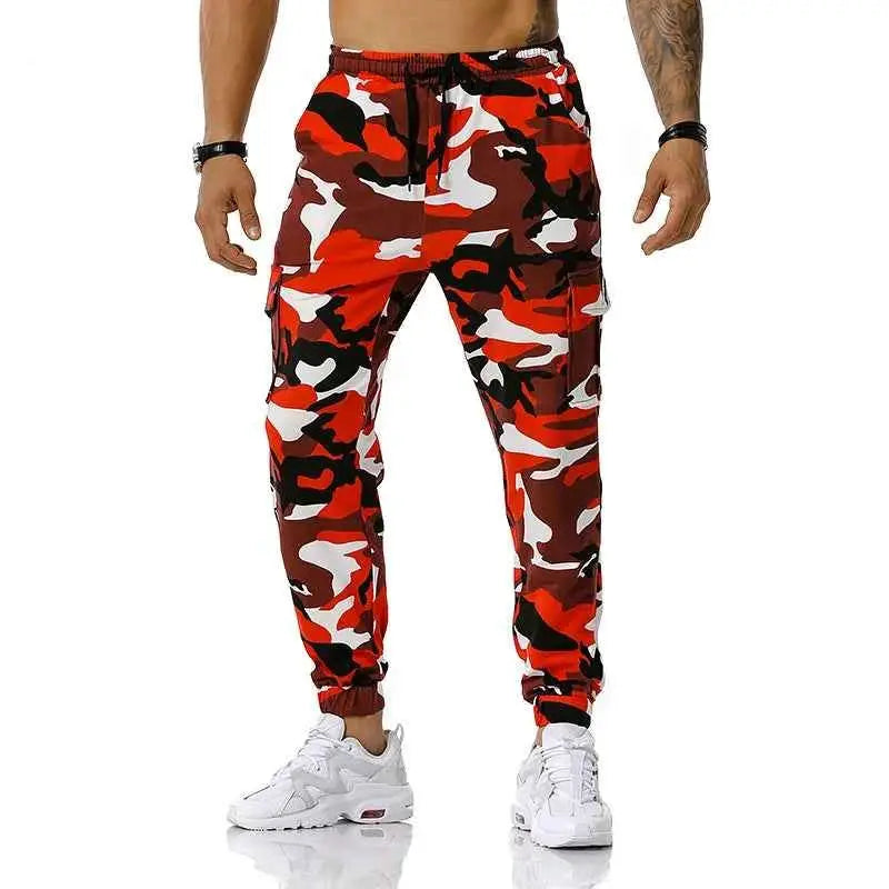 Autumn Spring Camouflage Joggers For Men Cargo Pants With Multi Pocket Sweatpants Hip Hop Casual Trousers Size XXXL