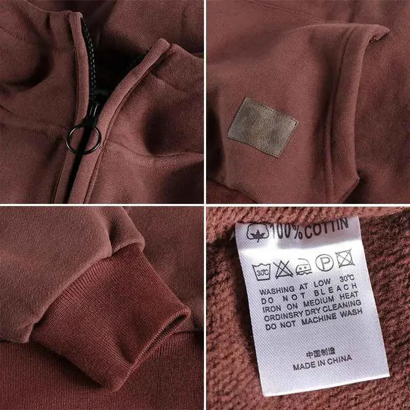 Autumn Winter American Retro Heavyweight Hoodie 500g TeenStylo Classic Sweatshirt Retro Style