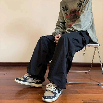Women Cargo Pants Loose Fit Joggers Boyfriend Style Streetwear Hip Hop Trousers Casual