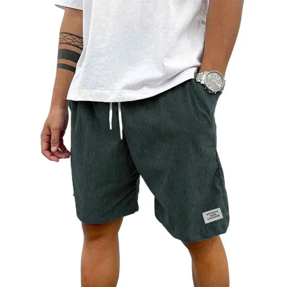Summer Men Lightweight Corduroy Sweatpants Casual Wear For Everyday Comfort TeenStylo