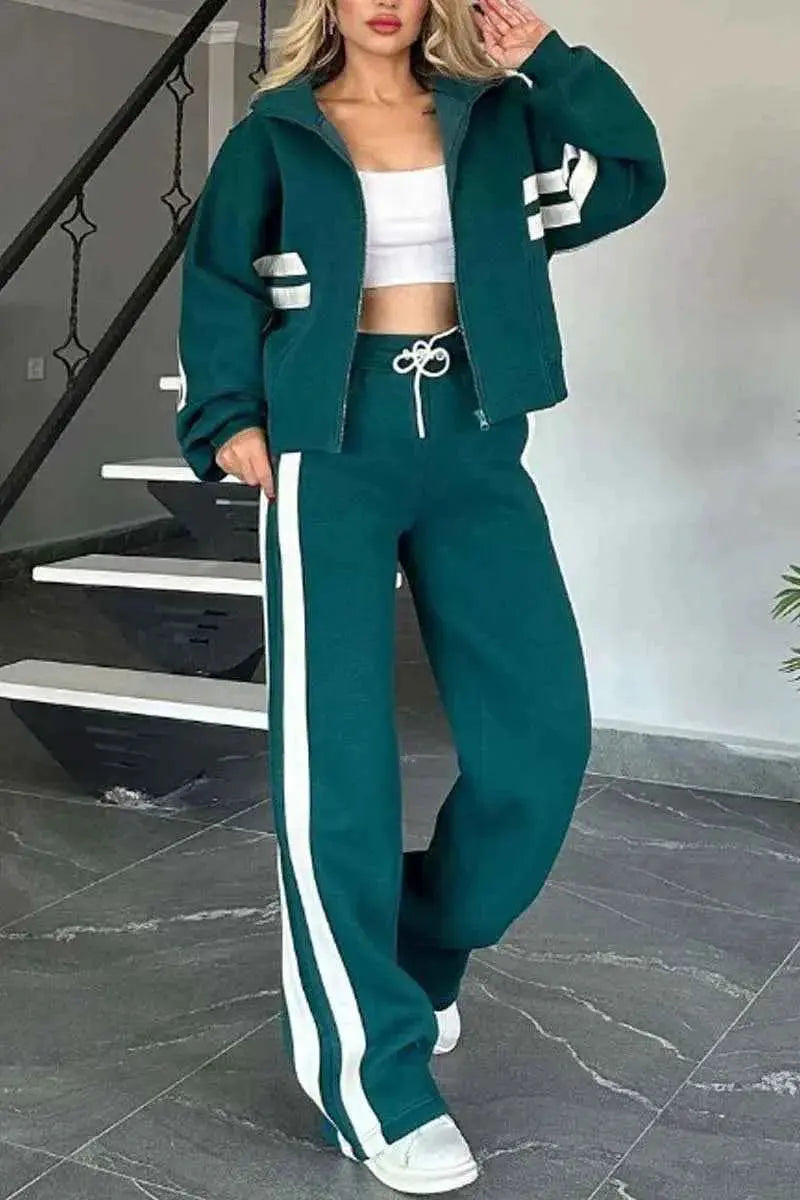 Women Hooded Tracksuit Two Piece Set Sweatshirt Hoodie And Pants Loungewear Outfit 2026