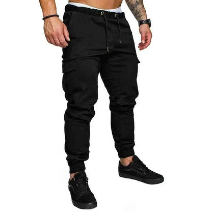 Casual Mens Asian Size Pants With Large Pockets Hip Hop Harem Style Sweatpants Joggers For Men Soft Comfort Fit