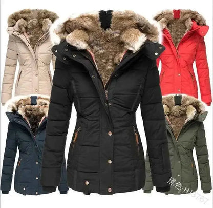 Women Padded Cotton Jacket Thick Casual Winter Parka for Cold Weather S5XL TeenStylo