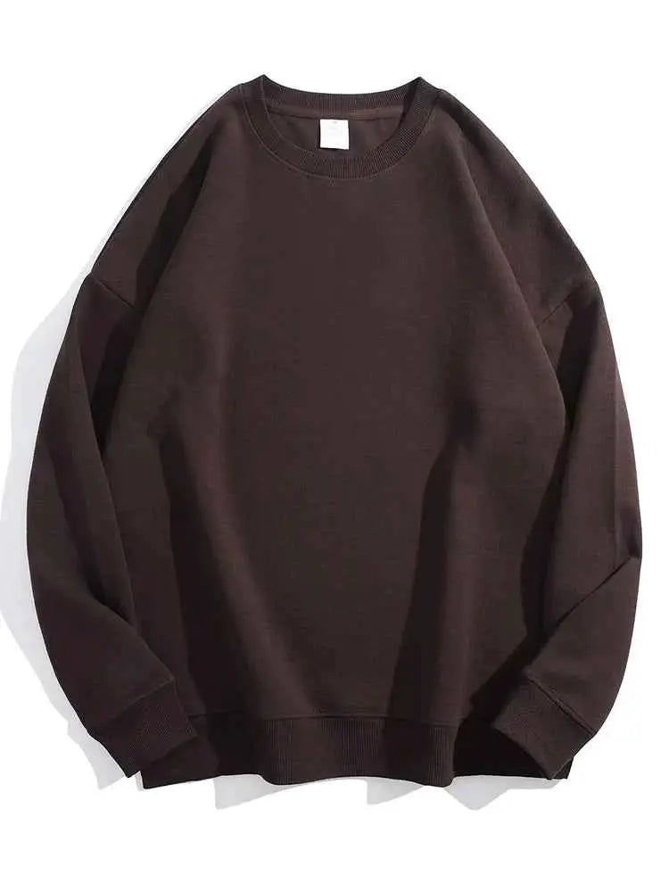 Oversized Green Mint Sweatshirt For Women Basic Winter Warm Fleece Lined Option TeenStylo