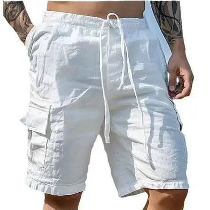 Men Loose Cargo Shorts With Pockets Beach Streetwear Sports Casual Running Shorts