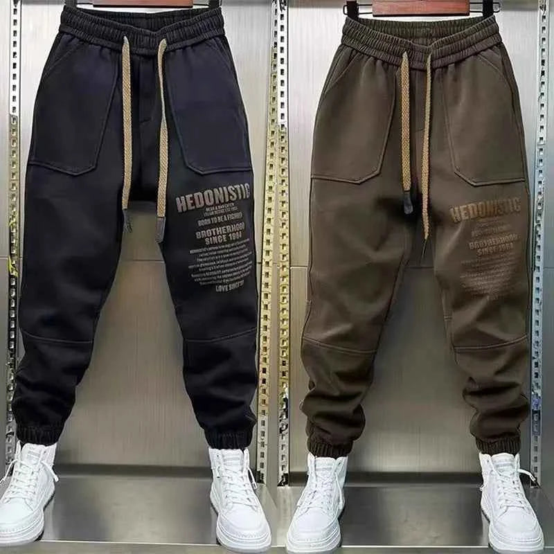 Casual Cargo Pants For Men Korean Fashion Trousers Baggy Sweatpants Gym Jogger Streetwear Hip Hop Y2K Autumn Pants