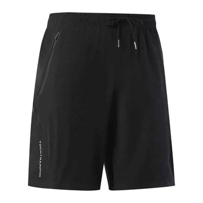Men's Summer Gym Shorts Quick Dry Breathable Drawstring Waist For Running And Cycling Reflective