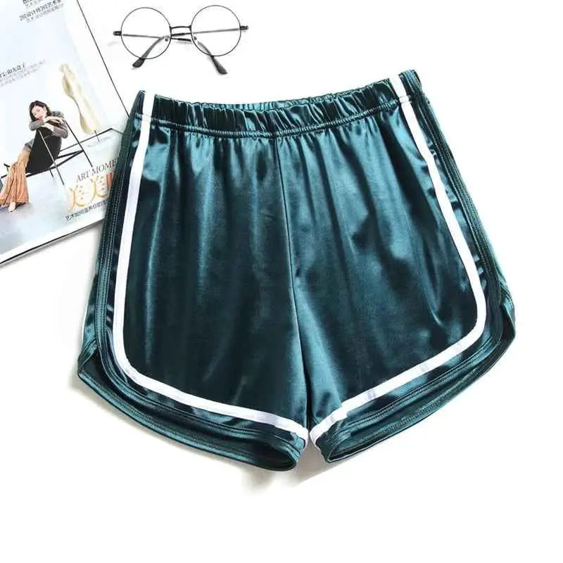 Summer Women Sleep Shorts Satin Pajama Shorts For Women Y2K Style Pajama Pants Satin Bottoms Pyjama