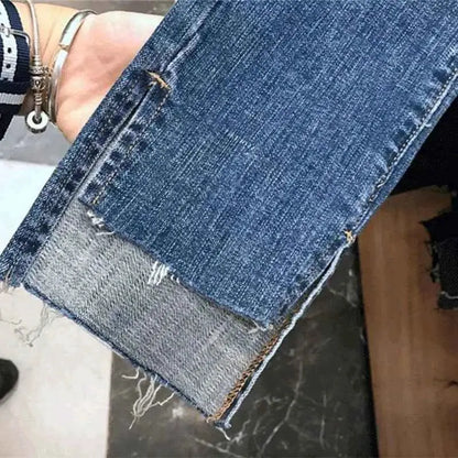 Women Denim Skinny Jeans Ripped Jeans Trendy Denim Trousers TeenStylo Casual Everyday Wear