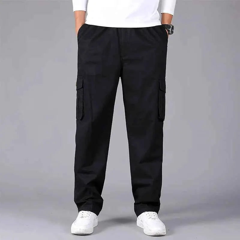 Mens 6XL Plus Size Cargo Pants Military Style Jogger Pants Trousers For Men Sports Pants 2022