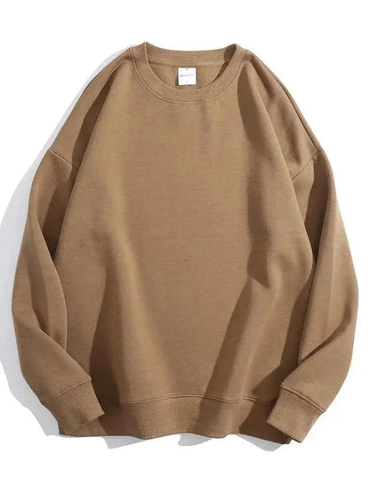 Oversized Green Mint Sweatshirt For Women Basic Winter Warm Fleece Lined Option TeenStylo