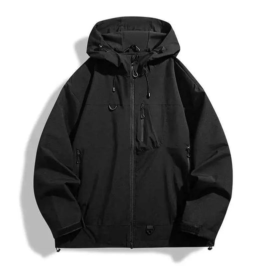 JNLN Unisex Waterproof Windbreaker Windproof Single Layer Jacket Men Women Hiking Trekking Climbing Rain Coat