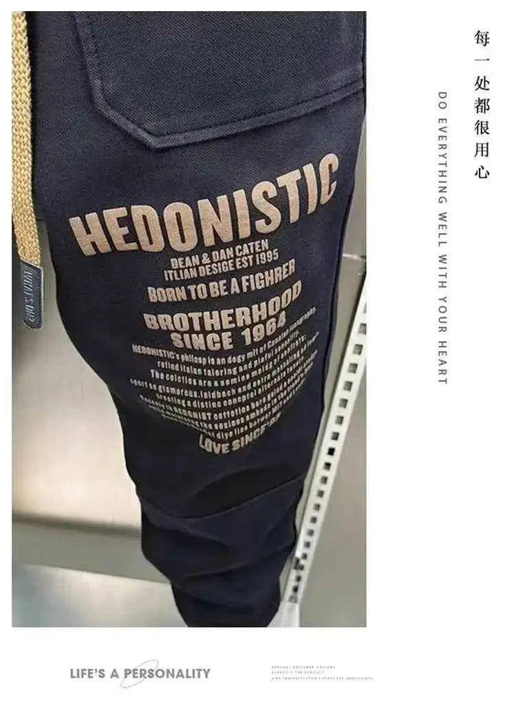 Casual Cargo Pants For Men Korean Fashion Trousers Baggy Sweatpants Gym Jogger Streetwear Hip Hop Y2K Autumn Pants