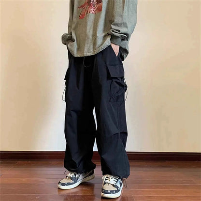 Women Cargo Pants Loose Fit Joggers Boyfriend Style Streetwear Hip Hop Trousers Casual