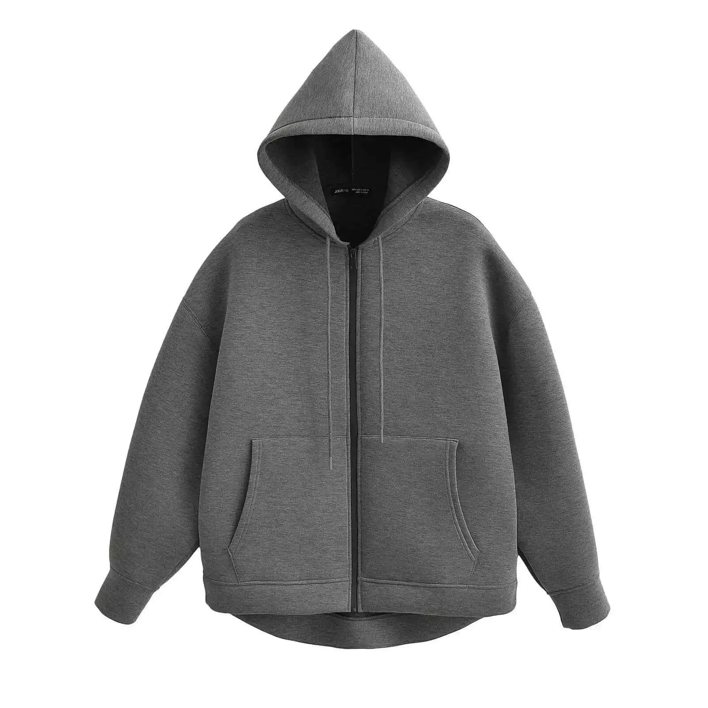 Women Zip Up Hoodie Autumn Hooded Sweatshirt Oversized Long Sleeve Zip Hoodie Jacket
