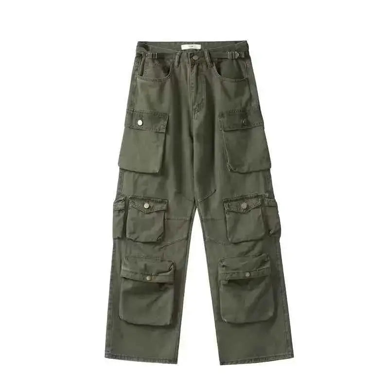 Taruxy Cargo Pants For Women With Multiple Pockets Loose Fit High Waist Baggy Streetwear Sweatpants Trousers