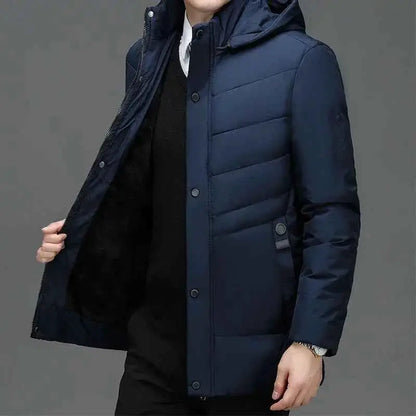 Windproof Gift For Father And Husband Parka By TeenStylo Warm Winter Coat With Wind Resistant Shell And Cozy Lining