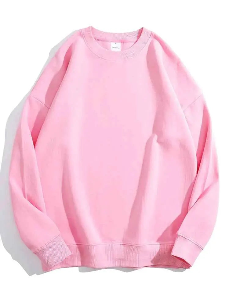 Oversized Green Mint Sweatshirt For Women Basic Winter Warm Fleece Lined Option TeenStylo