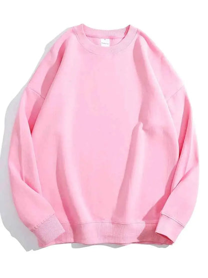 Oversized Green Mint Sweatshirt For Women Basic Winter Warm Fleece Lined Option TeenStylo