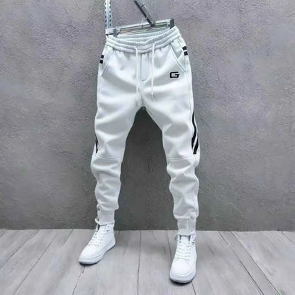 2024 New Men Joggers Autumn Winter Sweatpants Drawstring Casual Workout Cotton Sports Trousers Clothing