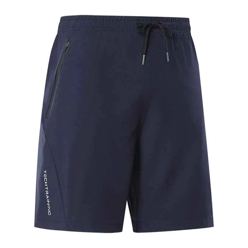 Men's Summer Gym Shorts Quick Dry Breathable Drawstring Waist For Running And Cycling Reflective