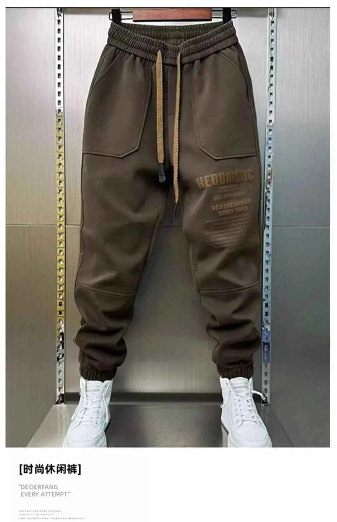 Casual Cargo Pants For Men Korean Fashion Trousers Baggy Sweatpants Gym Jogger Streetwear Hip Hop Y2K Autumn Pants