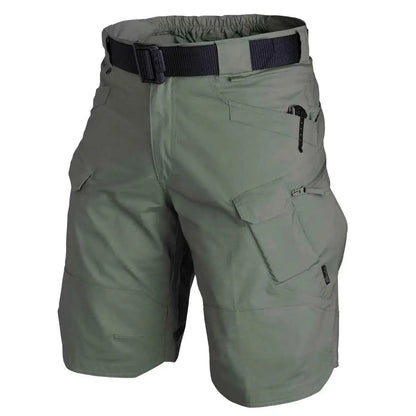 Mens Urban Military Waterproof Cargo Tactical Shorts Outdoor Camo Quick Dry Breathable Summer Casual