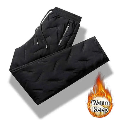 Men Open Crotch Thermal Sweatpants Winter Thickened 7XL Sport Casual Trousers With Hidden Zippers