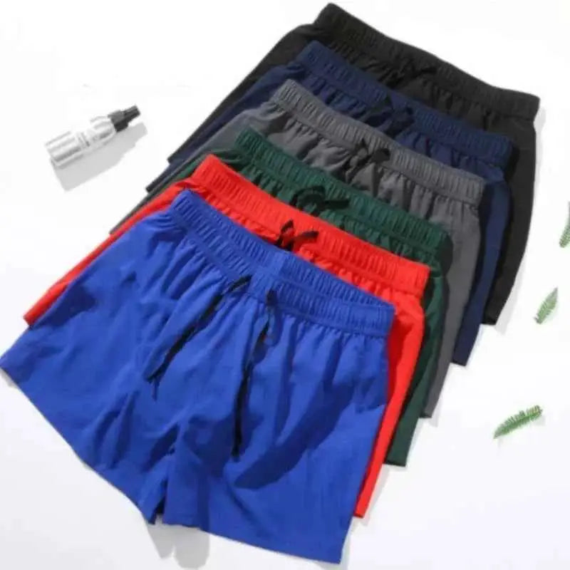 Men Running Cargo Shorts Quick Dry Beach Trousers Sports Short Pants Elastic Waist Joggers For Training And Casual Wear