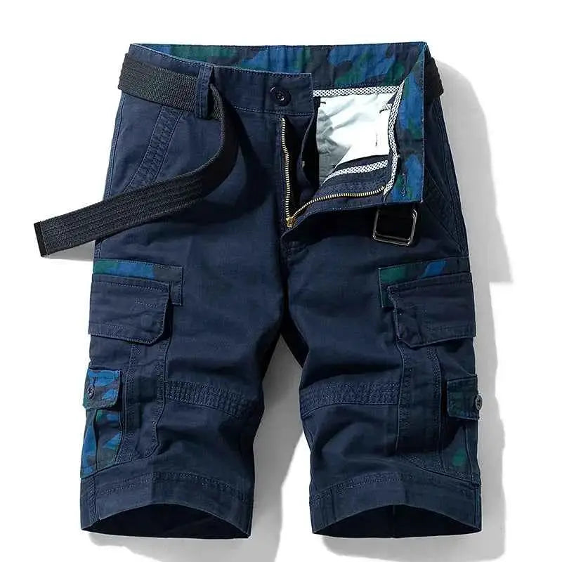 New Summer Men Cargo Camouflage Shorts Cotton Beach Multi Pocket Casual Jogger Shorts For Spring Dropshipping
