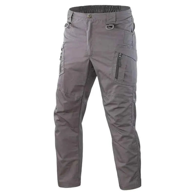 Men City Cargo Pants With Multi Pocket Design Waterproof Wear Resistant Quick Dry Trousers For Casual Training