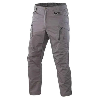 Men City Cargo Pants With Multi Pocket Design Waterproof Wear Resistant Quick Dry Trousers For Casual Training