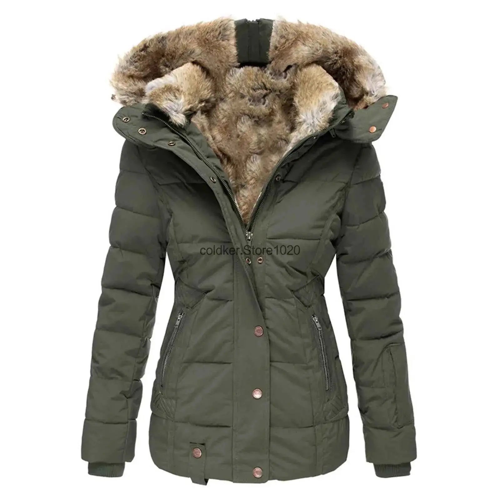 Women Padded Cotton Jacket Thick Casual Winter Parka for Cold Weather S5XL TeenStylo