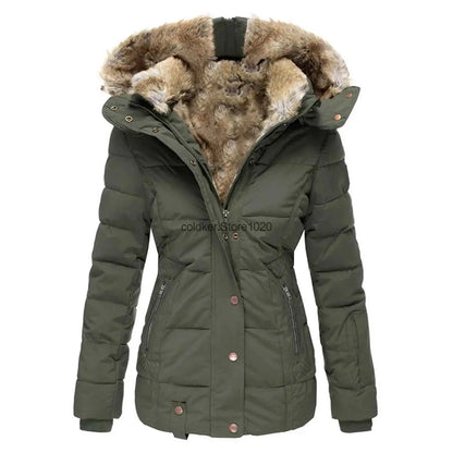Women Padded Cotton Jacket Thick Casual Winter Parka for Cold Weather S5XL TeenStylo