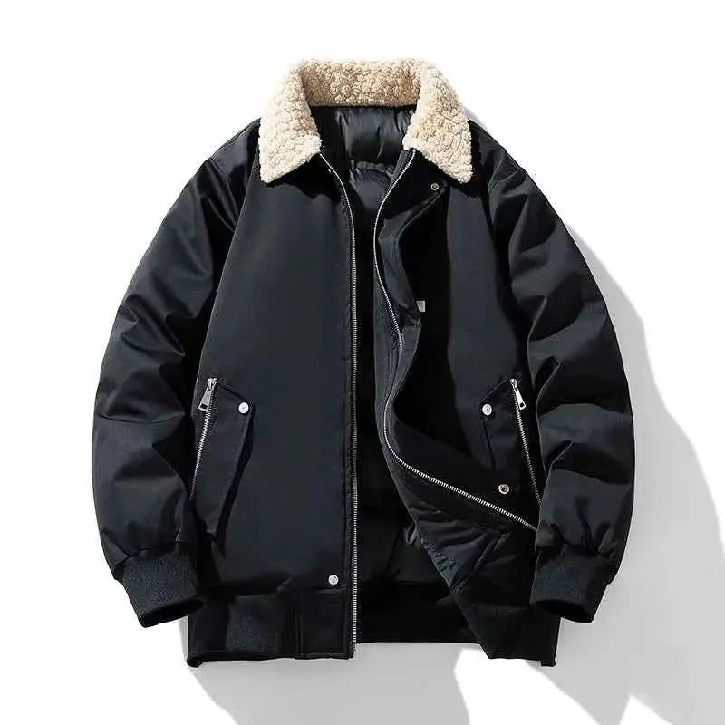 Winter Lamb Cashmere Jackets For Women Warm Coat Luxury Cold Weather Outerwear TeenStylo