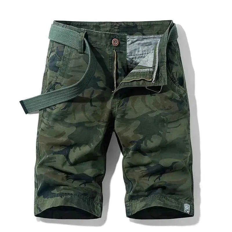 New Summer Men Cargo Camouflage Shorts Cotton Beach Multi Pocket Casual Jogger Shorts For Spring Dropshipping