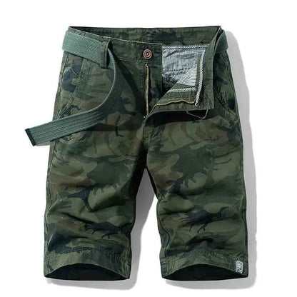 New Summer Men Cargo Camouflage Shorts Cotton Beach Multi Pocket Casual Jogger Shorts For Spring Dropshipping