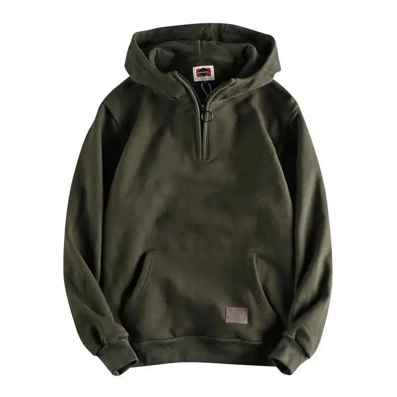 Autumn Winter American Retro Heavyweight Hoodie 500g TeenStylo Classic Sweatshirt Retro Style